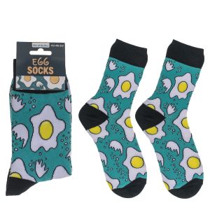 Κάλτσες Τηγανητά Αυγά Τιρκουάζ/Λευκό/Μαύρο 70% Βαμβάκι/25% Polyester/5% Ελαστάνη Μέγεθος 42-46