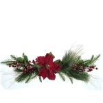 Χριστουγεννιάτικο Κλαδί Με Αστέρι Poinsettia 60cm