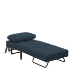 Πολυθρόνα ArteLibre OLIVER Σκούρο Μπλε 87x93x90cm