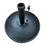 Βάση Ομπρέλας ArteLibre RUGEN 12kg Μαύρο Τσιμέντο/Πλαστικό 45x6cm
