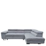 Καναπές Γωνιακός ArteLibre LUZANO Γκρι Ανοιχτό Ύφασμα/MDF 277x203x100cm