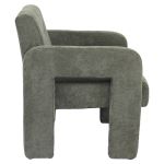 Πολυθρόνα ArteLibre VELORA Πράσινο Ύφασμα/Ξύλο 75x68x69cm