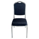 Καρέκλα Catering ArteLibre AUREVIA Μπλε/Ασημί Ύφασμα/Μέταλλο 57x40x93cm