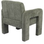 Πολυθρόνα ArteLibre VELORA Πράσινο Ύφασμα/Ξύλο 75x68x69cm