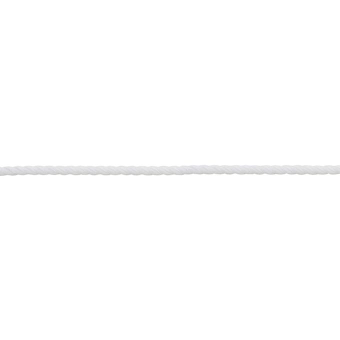 PP Σχοινί Στριφτό Λευκό 6mm 15m