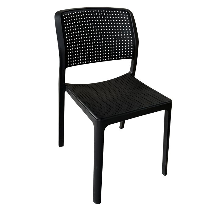 Καρέκλα Κήπου ArteLibre LUMINA Μαύρο PP 55x46x83cm