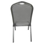 Καρέκλα Catering ArteLibre AUREVIA Γκρι/Ασημί Ύφασμα/Μέταλλο 57x40x93cm