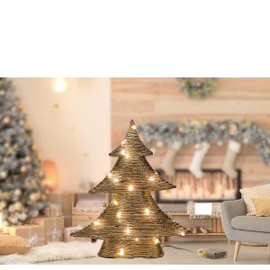 Χριστουγεννιάτικο Δέντρο Με 30 MicroLED Θερμό Λευκό 40cm