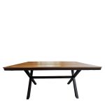 Τραπέζι Κήπου ArteLibre COMINO Καρυδί/Ανθρακί Αλουμίνιο/Polywood 150x90x74cm