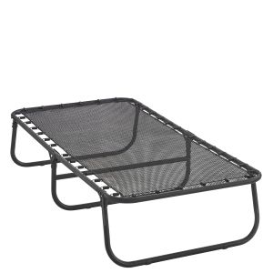 Κρεβάτι Σπαστό ArteLibre FLEXREST Με Στρώμα Πάχους 12cm Μαύρο Μέταλλο 180x80x33cm