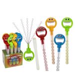 Παιχνίδι Σαπουνόφουσκες Αστείο Πρόσωπο 180ml 44cm Πλαστικό Σε 4 Χρώματα