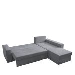 Καναπές Γωνιακός ArteLibre Αναστρέψιμος CAHABON Γκρι 250x210x79cm