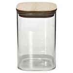 Βάζο Γυαλί Με Ερμητικό Καπάκι 950ml Φ10x15.6cm