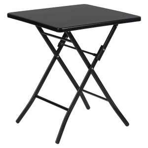 Τραπέζι Κήπου ArteLibre ASTRA Μαύρο Μέταλλο 60x60x70cm