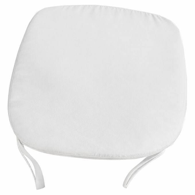 Μαξιλάρι Καρέκλας ArteLibre PLUMORA Λευκό Αδιάβροχο Ύφασμα 43x42cm