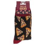 Κάλτσες Πίτσα Μαύρο/Κόκκινο/Πορτοκαλί 70% Βαμβάκι/25% Polyester/5% Ελαστάνη Μέγεθος 42-46