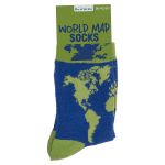 Κάλτσες Παγκόσμιος Χάρτης Μπλε/Πράσινο 70% Βαμβάκι/25% Polyester/5% Ελαστάνη Μέγεθος 36-42