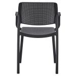 Πολυθρόνα Κήπου ArteLibre CALORA Μαύρο PP 55x54.5x83cm