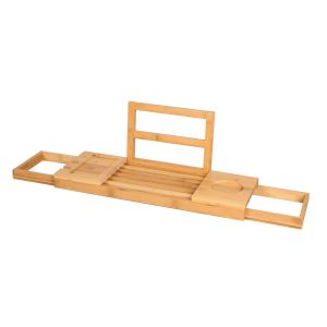 Ράφι Μπάνιου Επεκτάσιμο 50-92x18x4cm Μπαμπού