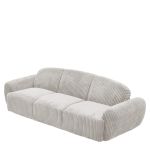 Καναπές Κρεβάτι Τριθέσιος ArteLibre SCULPTA Μπεζ Ύφασμα 234x88x75cm