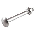Κασονόβιδα M 8x40 Inox A2 DIN603 & Περικόχλιο 10Τμχ