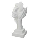 Διακοσμητικό ArteLibre Πρόσωπο Λευκό Polyresin 15.5x13x33cm