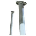 Τραπέζι Τραπεζαρίας ArteLibre CROSSEN Φυσικό/Λευκό MDF/Μέταλλο 120x70x75cm