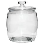 Βάζο Με Καπάκι Διάφανο Ερμητικό 390cl Φ18x25cm