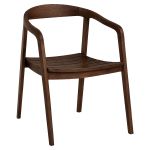 Καρέκλα Επαγγελματική ArteLibre SCHUMET RAMUS Καρυδί/Rubberwood Ξύλο 56x56x78cm