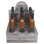 Ομπρέλα Τσέπης Μπουκάλι Ουίσκι Καφέ/Μαύρο Πλαστικό/Μέταλλο 90cm