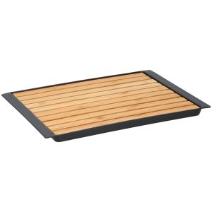 Ξύλο Κοπής με Δίσκο Ψίχουλων 38x27x2cm ALPINA