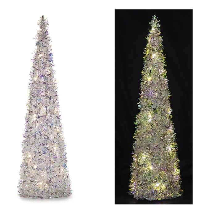 Χριστουγεννιάτικος Φωτιζόμενος Κώνος Με 30 LED 60cm