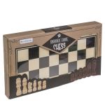 Παιχνίδι Επιτραπέζιο Σκάκι Ξύλο 34x34cm