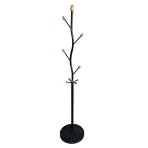 Καλόγερος ArteLibre ATRI Μαύρο Μέταλλο 37x37x173cm