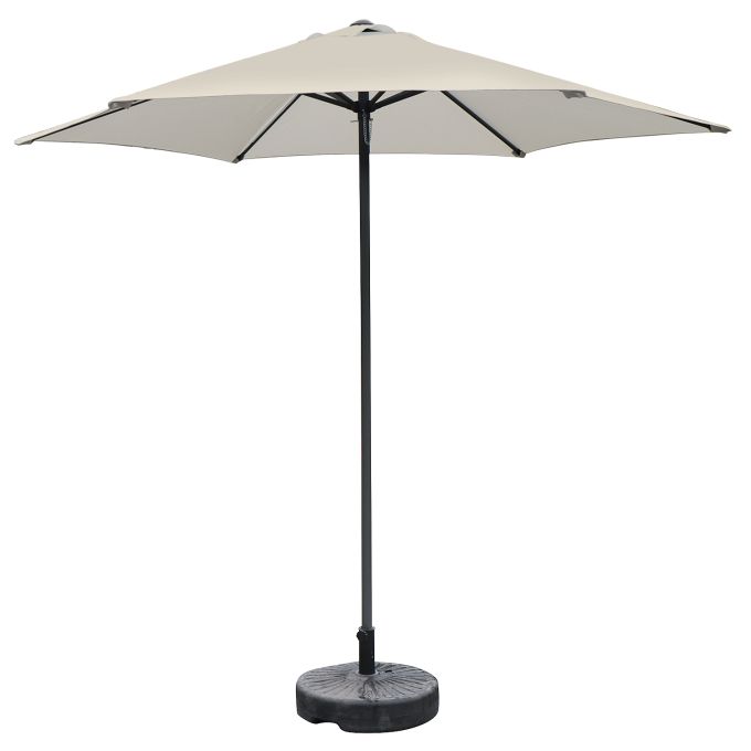 Ομπρέλα Κήπου ArteLibre MELIORE Εκρού/Ανθρακί Αλουμίνιο/Polyester Φ2.5x2.36m
