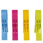 Μανταλάκια Μεγάλα Πολύχρωμα Για Πετσέτα Παραλίας Πλαστικό 12x8.5x2.3cm