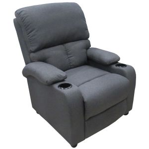 Πολυθρόνα Ανακλινόμενη ArteLibre CHEER Γκρι Ύφασμα 72x89x106cm