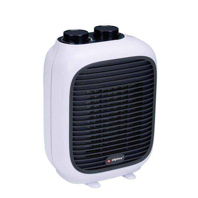 Φορητό Αερόθερμο 2-Σε-1 1500W Λευκό/Μαύρο 16x10x22cm ALPINA