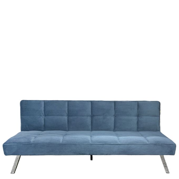 Καναπές Κρεβάτι ArteLibre ELVORE Μπλε Ύφασμα/Ξύλο 190x83x74cm