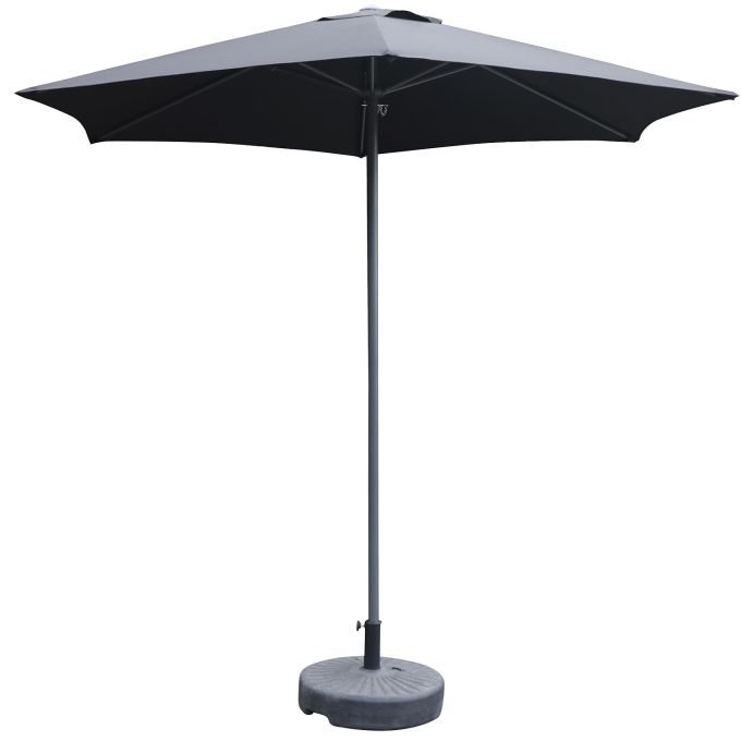 Ομπρέλα Κήπου ArteLibre MELIORE Ανθρακί/Γκρι Αλουμίνιο/Polyester Φ2.5x2.36m