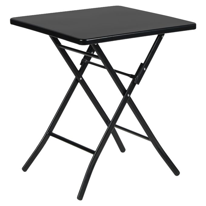 Τραπέζι Κήπου ArteLibre ASTRA Μαύρο Μέταλλο 60x60x70cm