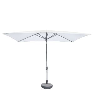 Ομπρέλα Κήπου ArteLibre ARONA Λευκό/Ανθρακί Αλουμίνιο/Polyester 3x2x2.53m