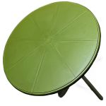 Τραπέζι Κήπου ArteLibre ISENYA Πράσινο PP Φ60x75cm