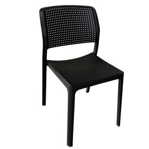 Καρέκλα Κήπου ArteLibre LUMINA Μαύρο PP 55x46x83cm