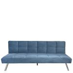 Καναπές Κρεβάτι ArteLibre ELVORE Μπλε Ύφασμα/Ξύλο 190x83x74cm