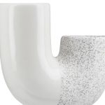 Βάζο 'Poppy' Κεραμικό Λευκό 6.5x14.5x12.5cm