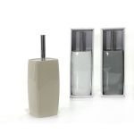 Ποτηροθήκη Μπεζ/Γκρι/Λευκό Κεραμικό 10x10x22cm Σε 3 Χρώματα