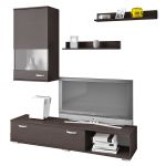 Σύνθετο ArteLibre Ήφαιστος Μοριοσανίδα Wenge 150x36x170cm