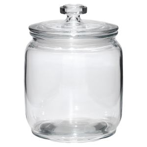 Βάζο Με Καπάκι Διάφανο Ερμητικό 150cl Φ14x18cm