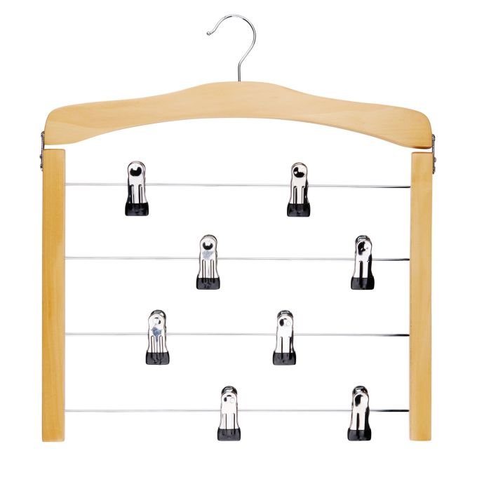 Ξύλινη Κρεμάστρα με 8 Κλιπ 39x43x1.4cm